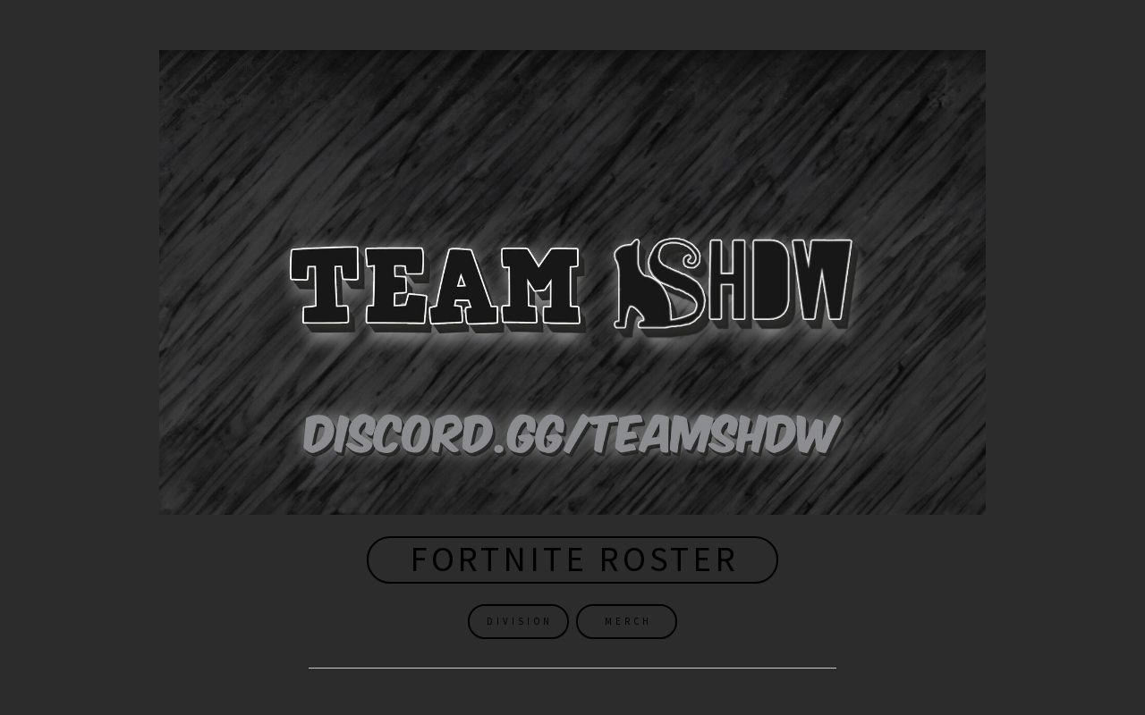 Official Team SHDW Website